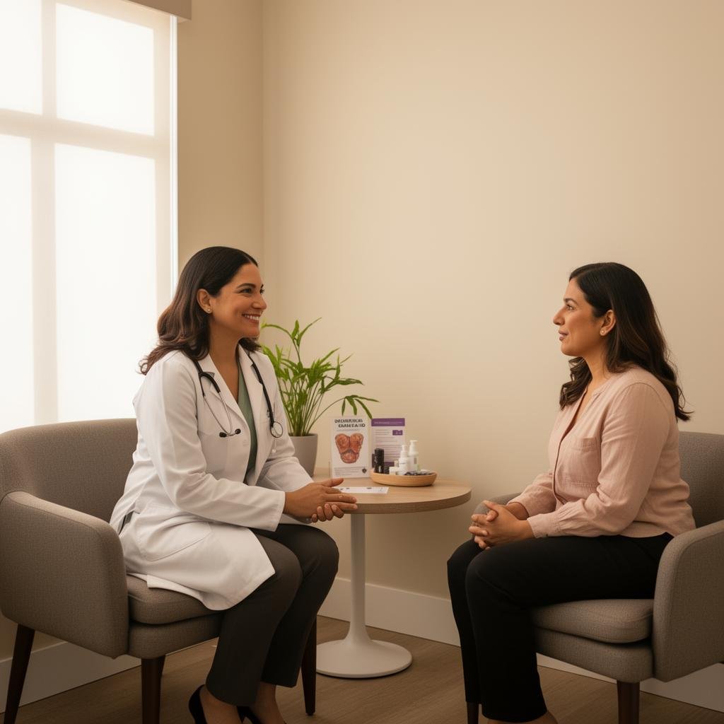 Consulta privada de pruebas de ETS en clínica hispana en Houston
